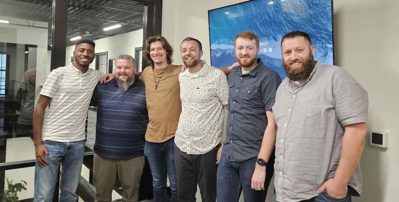 Billy with the Delaware Elevator IT team